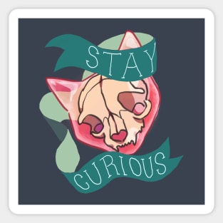 STAY CURIOUS Sticker